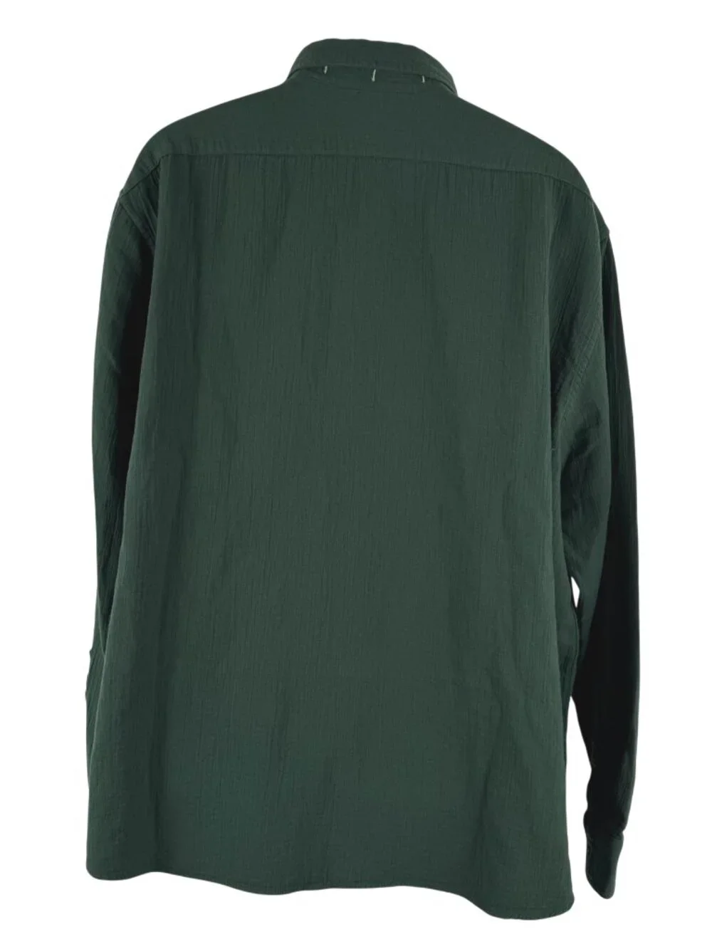 Banana Republic Standard Fit Double Weave Shirt Mens 2XL Green NWT TP-3983
